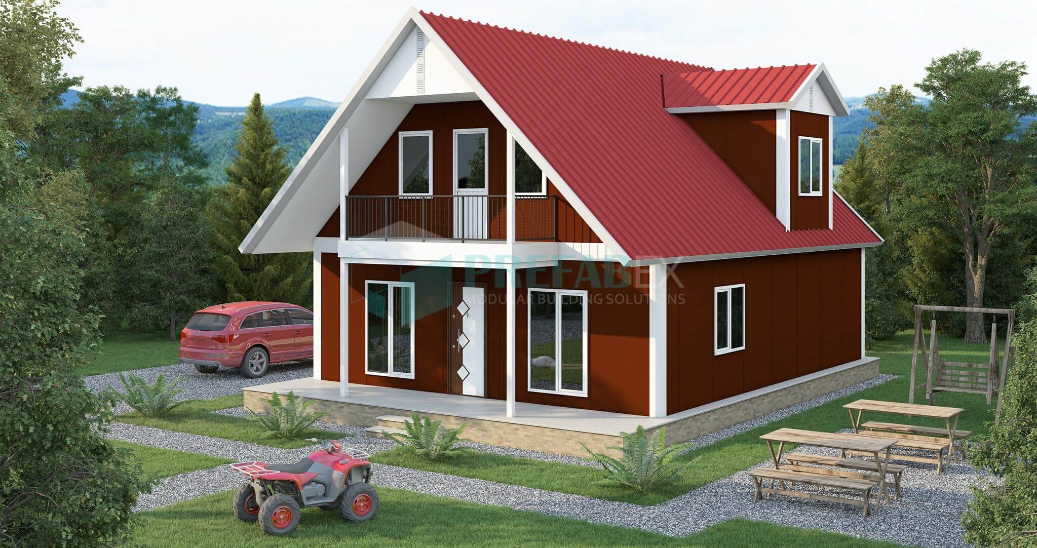 Two Story Modular Home -134 m²